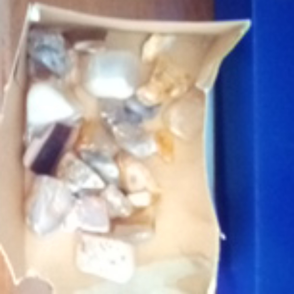 #SOLD#  28 Vintage Polished Stones Harvested 1949